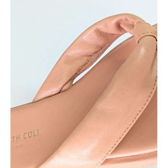 Kenneth Cole Women's Athens Platform Thong in Peach Leather Size 6 (MSRP $89) - Picture 6 of 11